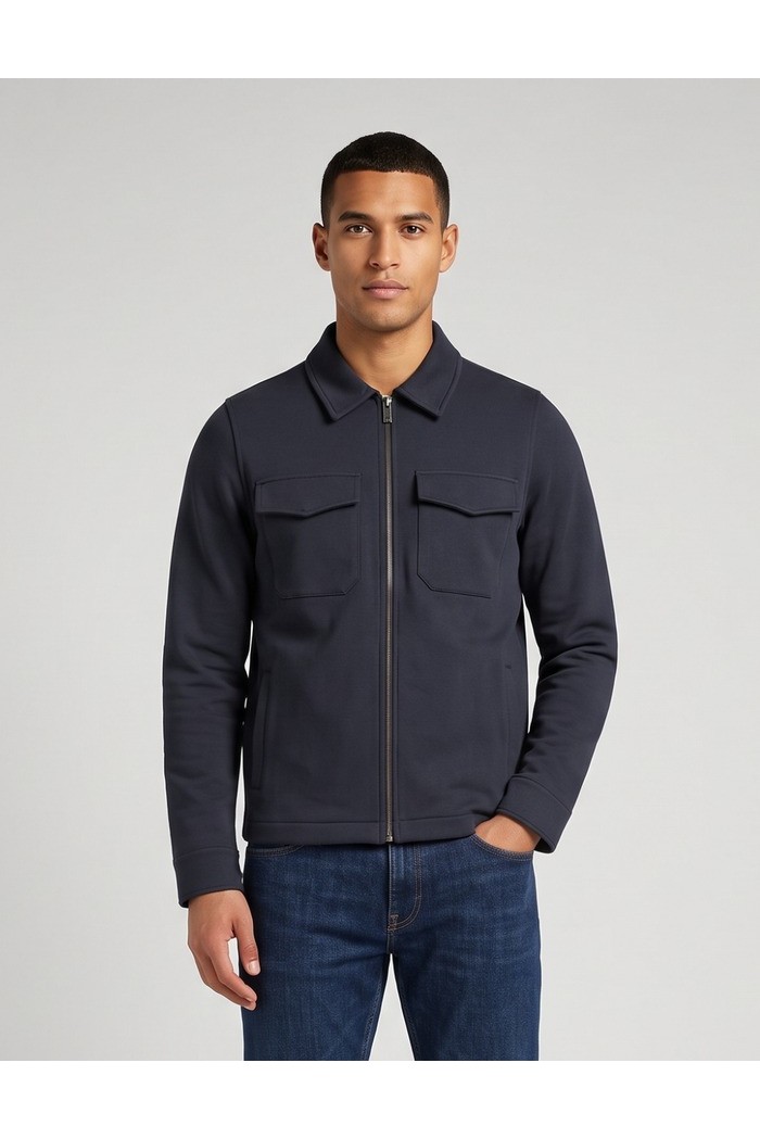 Markup felpa overshirt in misto cotone con zip MK9920007 [7301d03c]