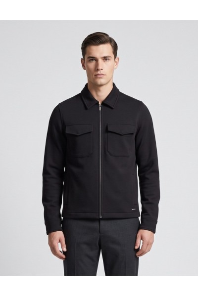 Markup felpa overshirt in misto cotone con zip MK9920007 — 805219040080443_3