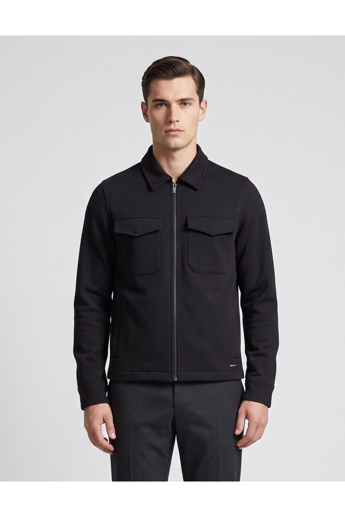 Markup felpa overshirt in misto cotone con zip MK9920007 [c31dd2b6]