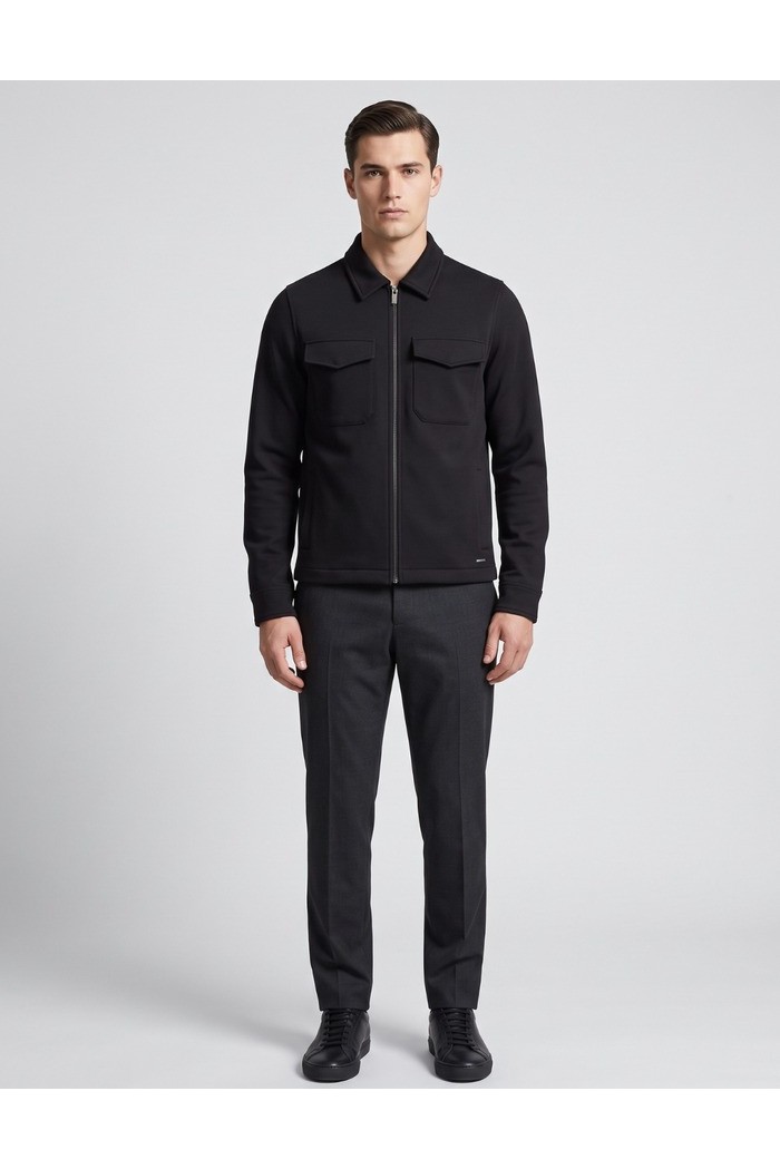 Markup felpa overshirt in misto cotone con zip MK9920007 [ad2650bf]