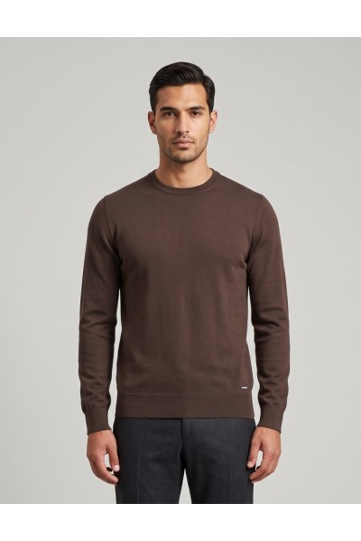 Markup maglia girocollo in misto viscosa MK20010 [690efdca]