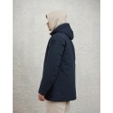 Blauer parka con cappuccio removibile Chester 26WBLUK03062-005480 [ae9ff758]