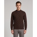 Markup maglia girocollo in cotone con intarsi punto vanisè MK2900035 [b6026fb7]