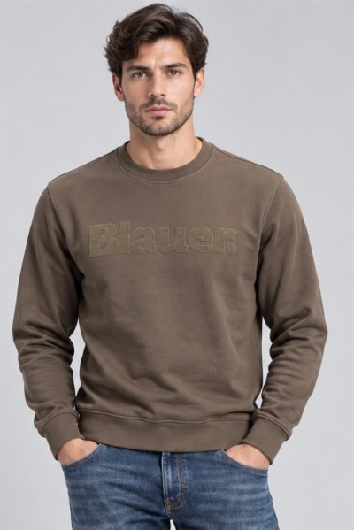 Blauer felpa girocollo classica Crosby 26WBLUF03317-007693 — 805219040080883_2