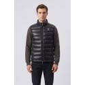 Blauer smanicato con collo alla coreana Atlantic 26WBLUX02220-007284 [992a2b98]