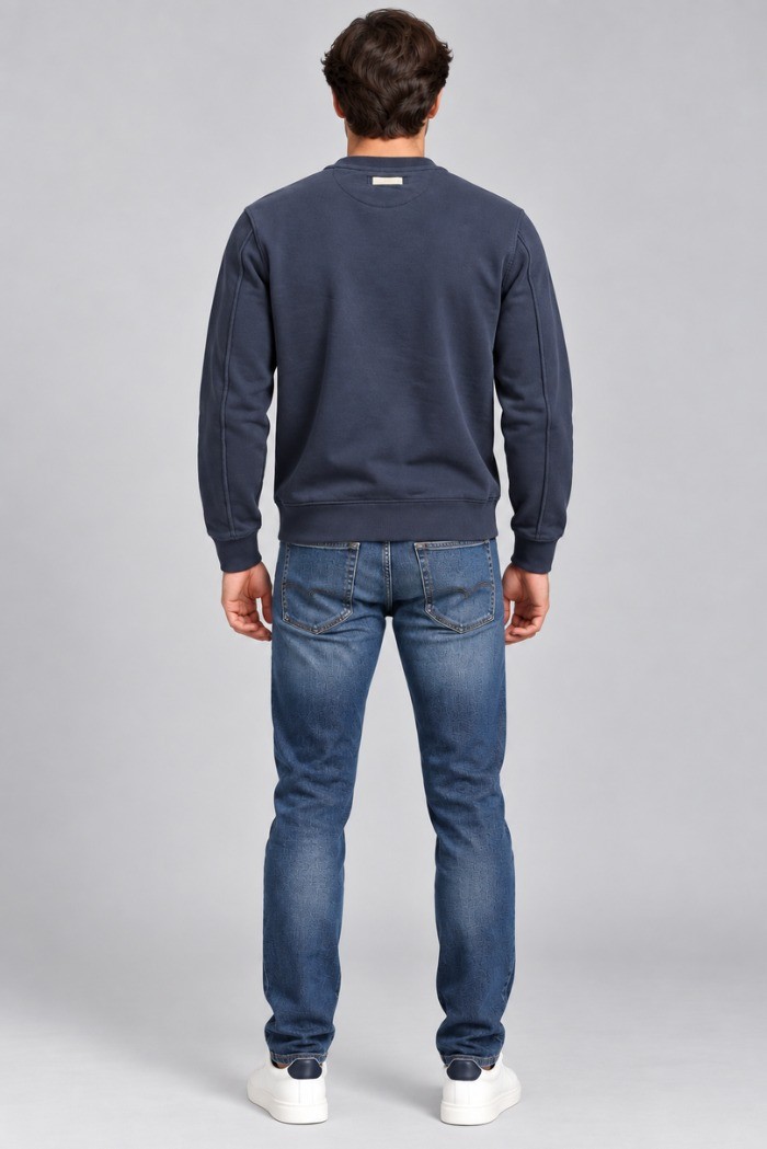 Blauer felpa girocollo classica Crosby 26WBLUF03317-007693 [a94f3dc1]