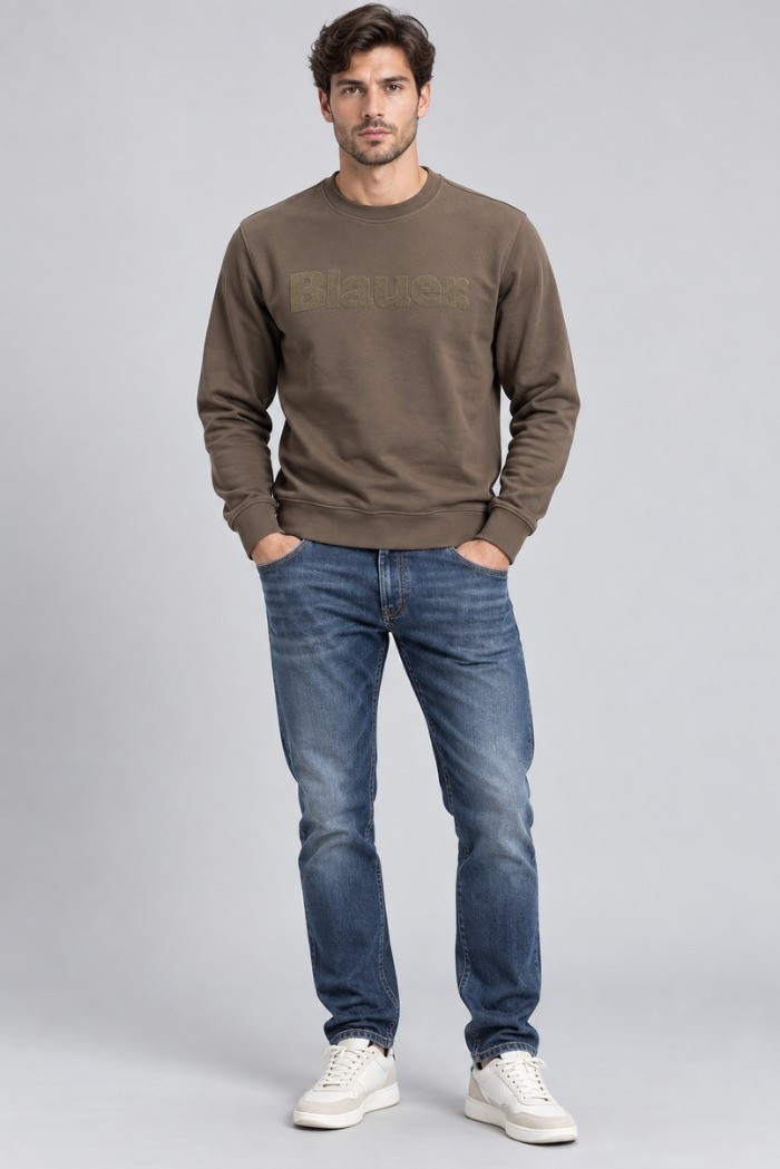 Blauer felpa girocollo classica Crosby 26WBLUF03317-007693 [6e036d32]