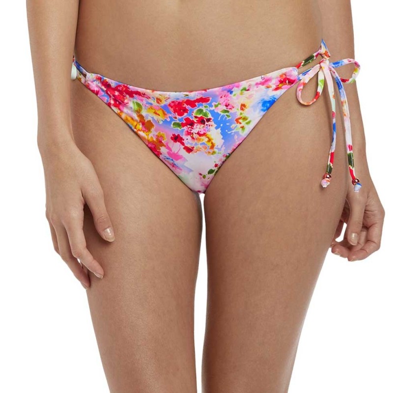 Slip con laccetti rosa fantasia Freya