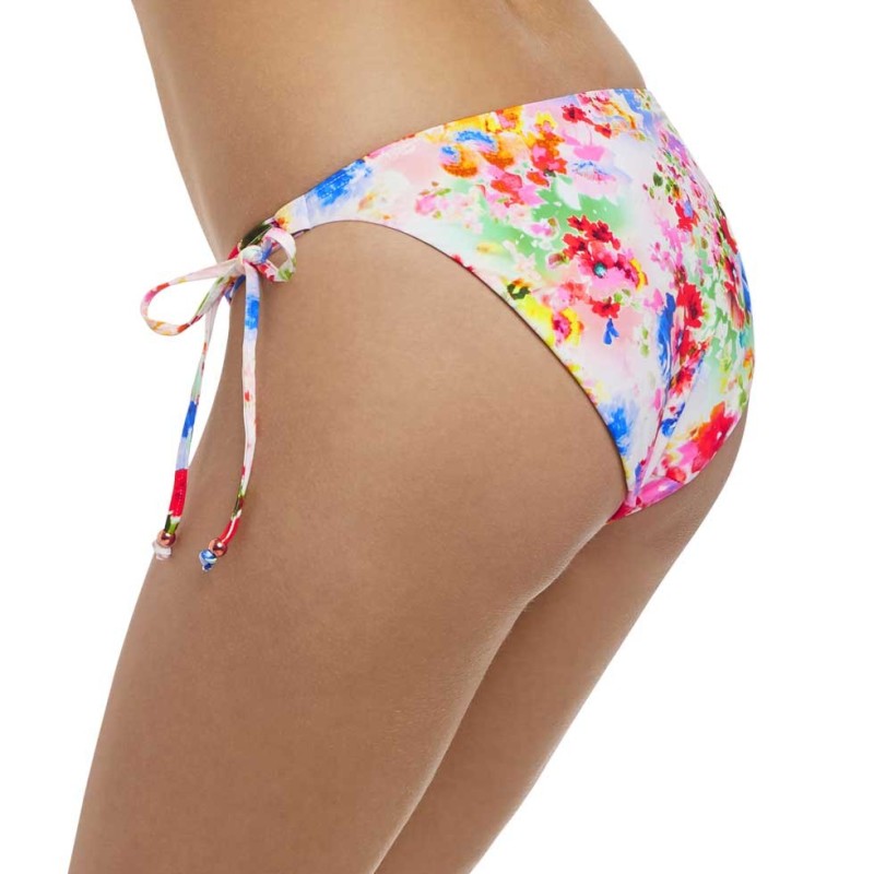 Slip con laccetti rosa fantasia Freya