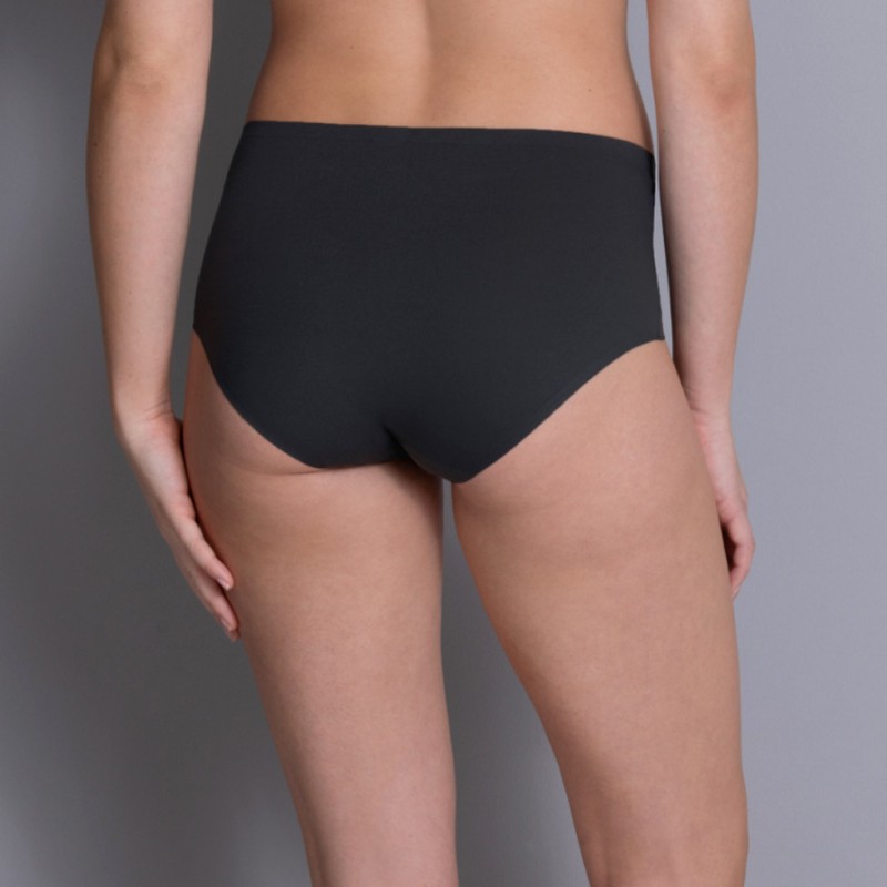 Slip vita alta liscio e invisibile nero