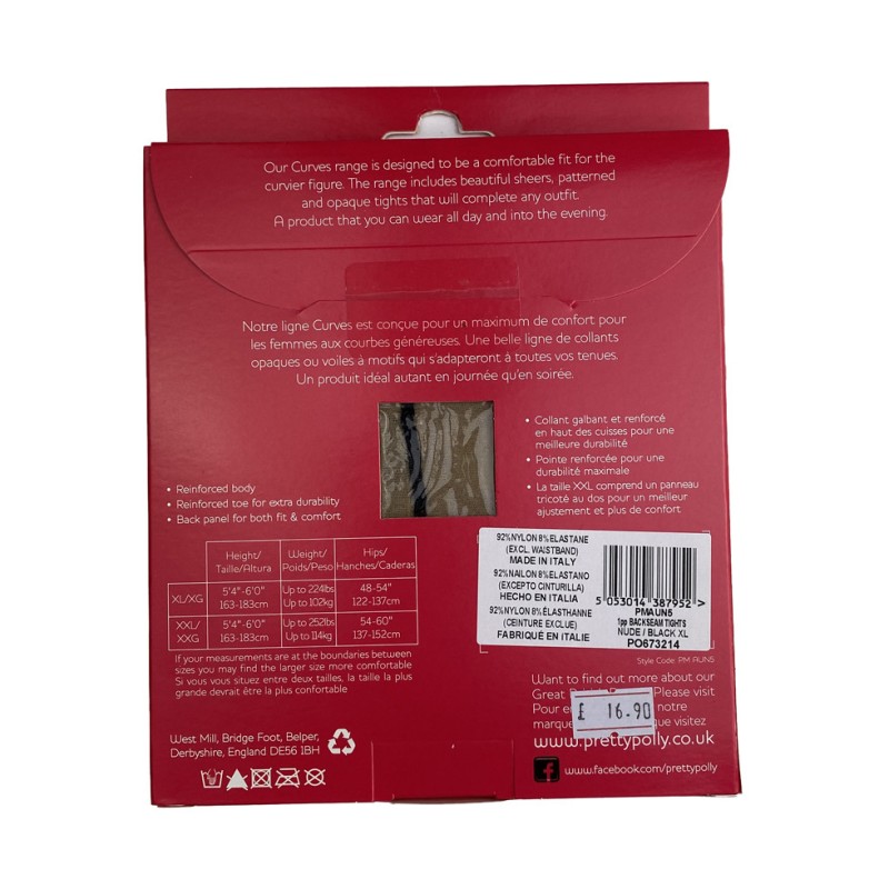 Collant vintage curvy Pretty Polly