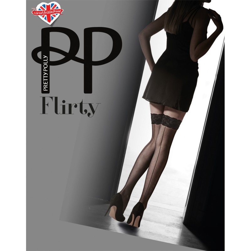 Calze autoreggenti con velluto Pretty Polly