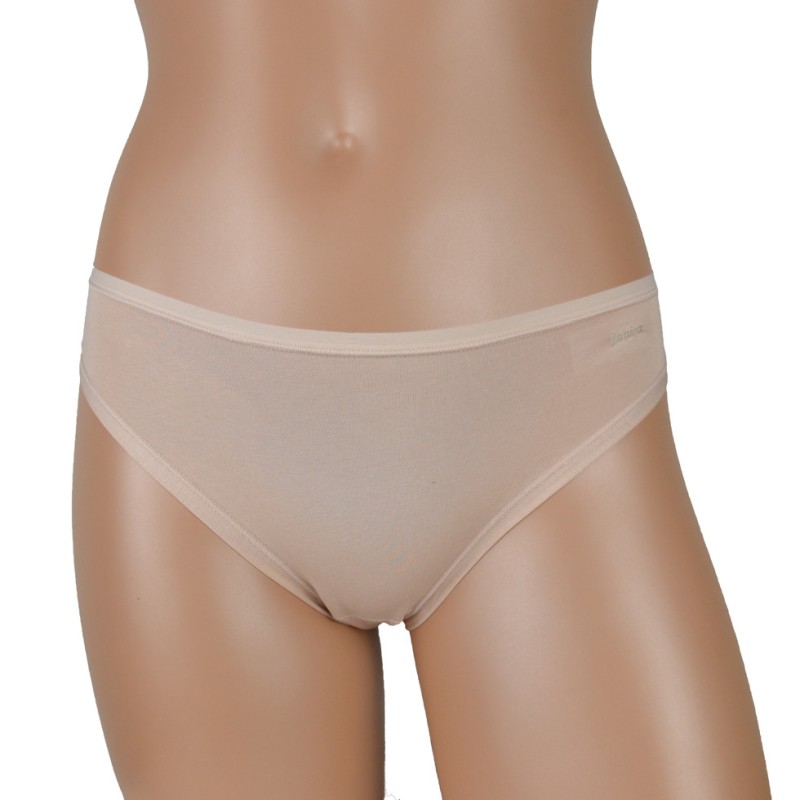 Brasiliana in cotone a vita bassa Janira beige