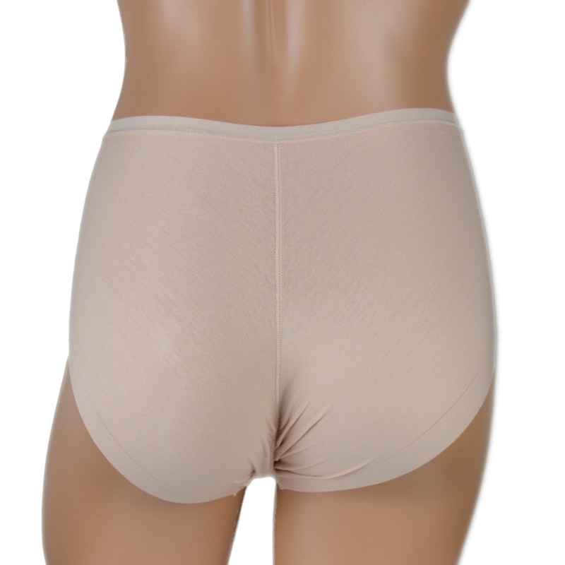 Slip contenitivo in cotone beige - Janira