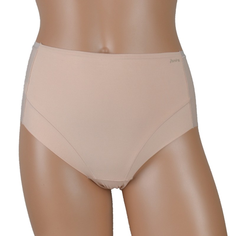 Slip contenitivo in cotone beige - Janira