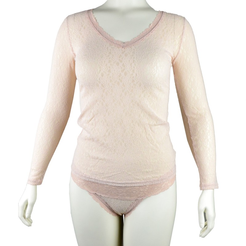 Maglia in pizzo elastico Dolche Amore Janira nudo
