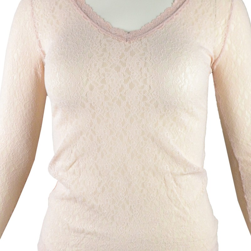 Maglia in pizzo elastico Dolche Amore Janira nudo