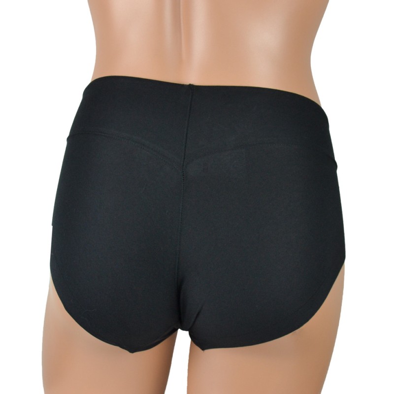 Slip modellante in cotone nero