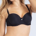 Reggiseno Stockholm a fascia nero