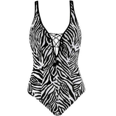 Intero animalier scollatura profonda Opera