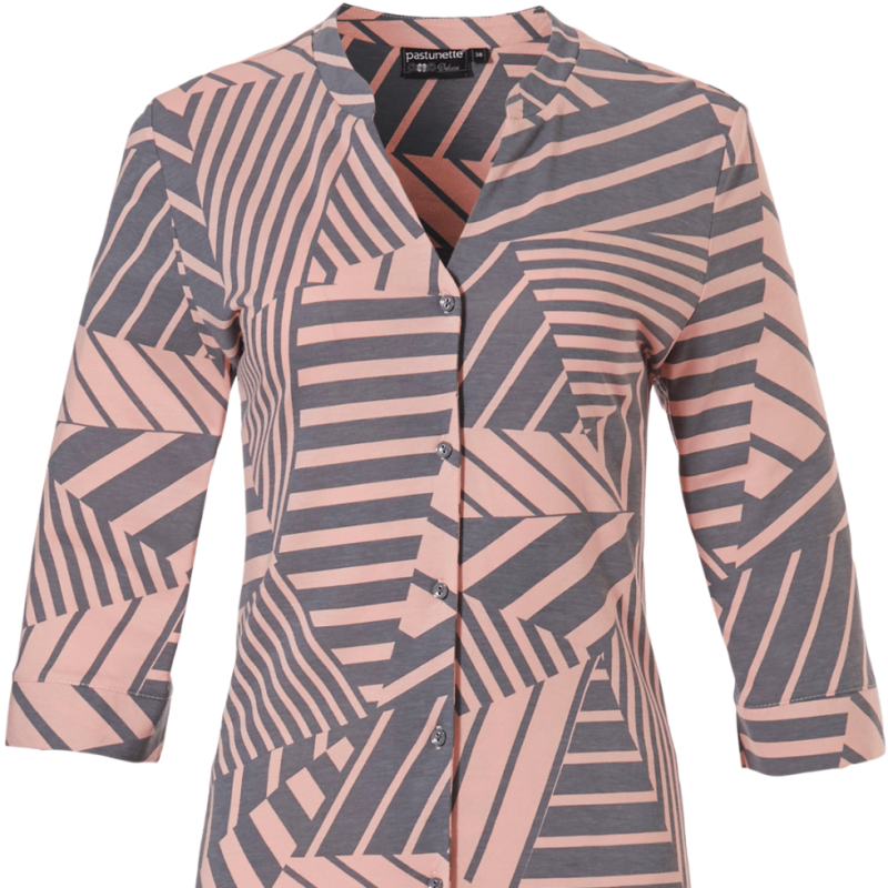 Camicia da notte aperta stampa grafica  Pastunette Deluxe