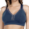 Bralette cotone Dalis blu navy