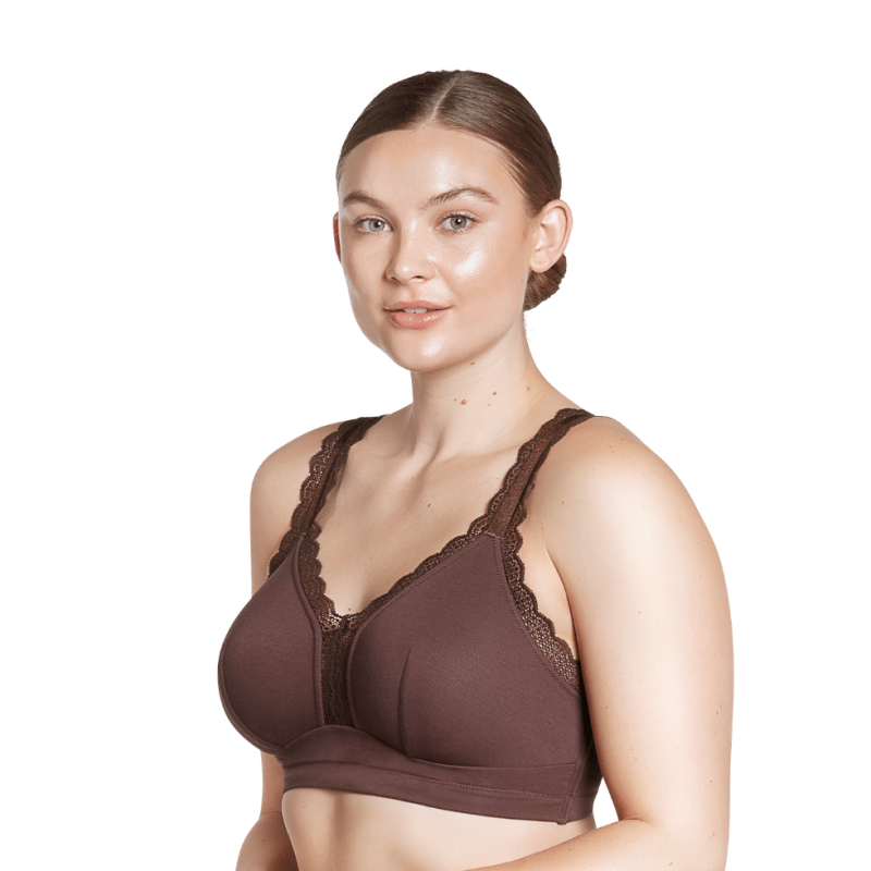 Bralette cotone Dalis deep nude