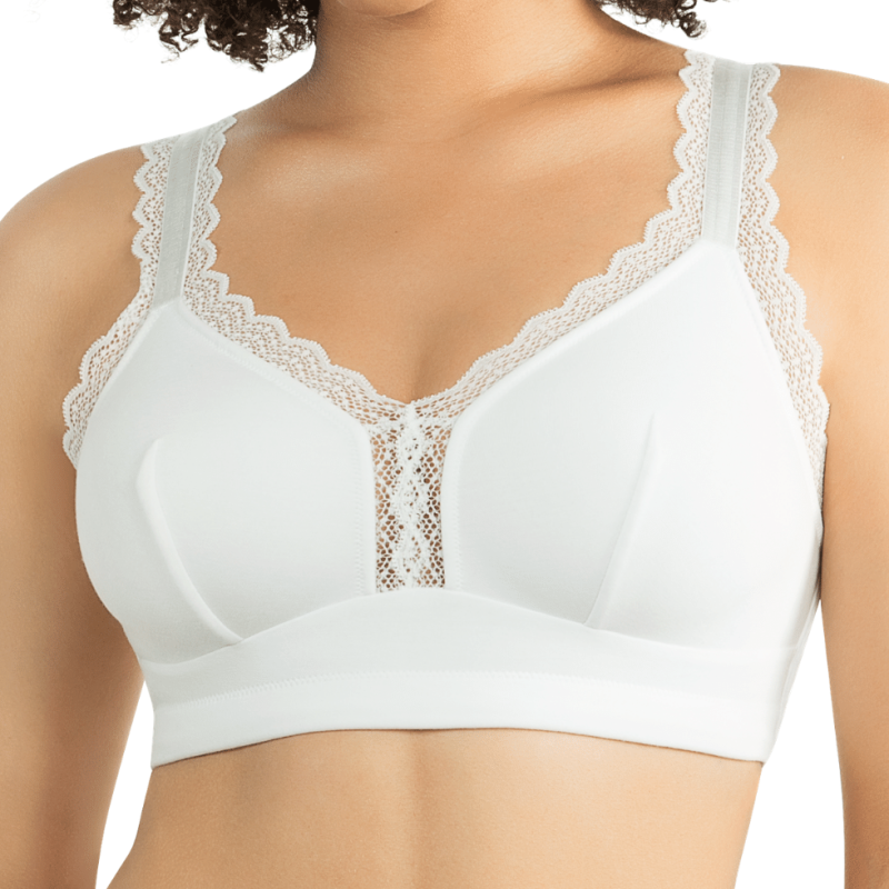 Bralette cotone Dalis bianco