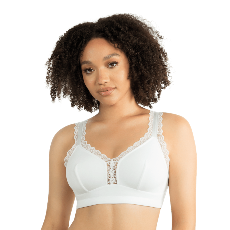 Bralette cotone Dalis bianco