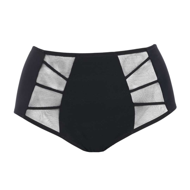 Slip vita alta Sachi nero