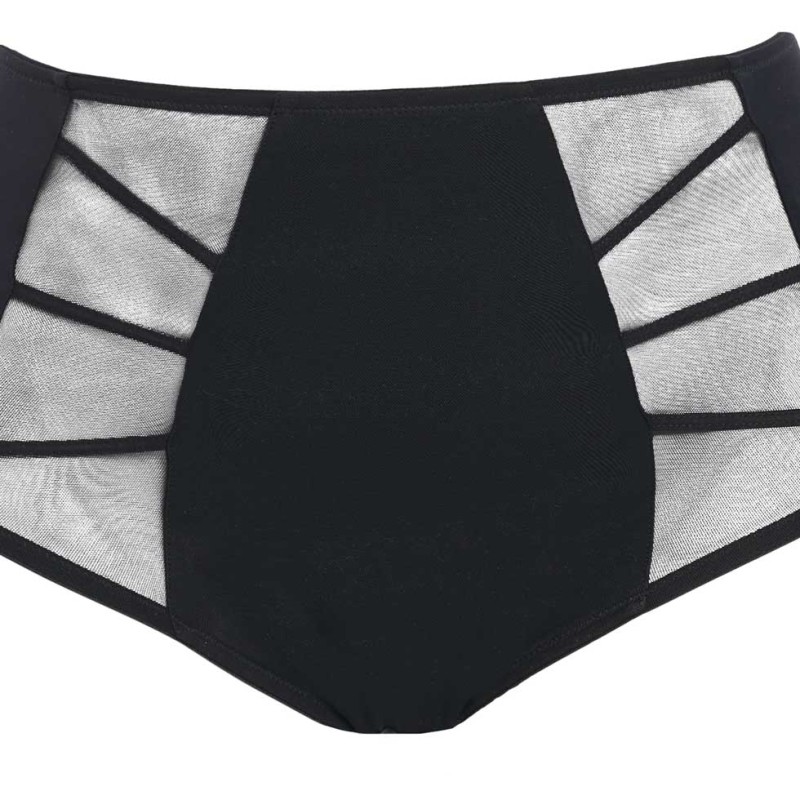 Slip vita alta Sachi nero