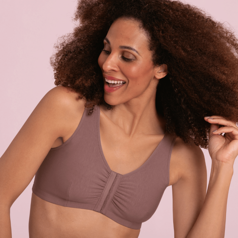 Reggiseno Hazel da protesi aperto davanti beige