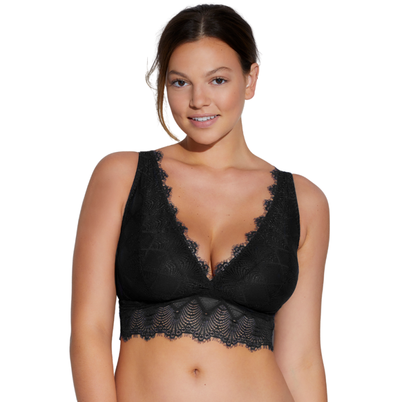 Bralette Allure nero Cosabella