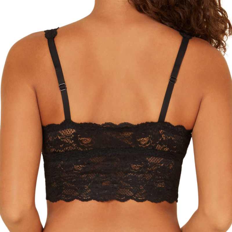 Bralette Plungie Longline nera Cosabella