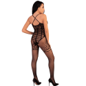 Bodystocking Hamalena in rete di pizzo elastica