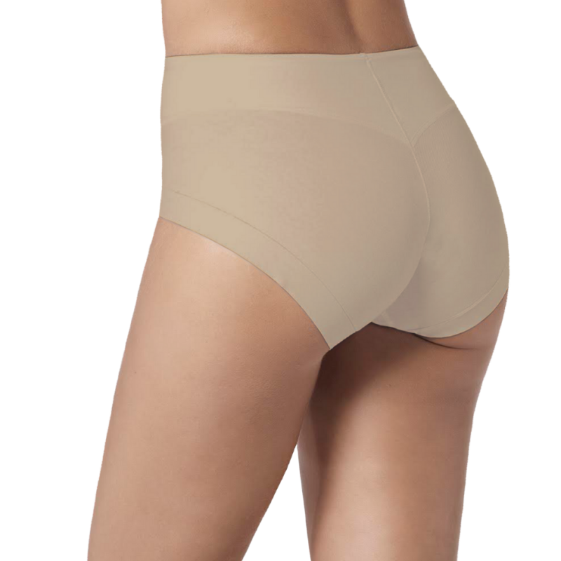 Slip modellante in cotone beige