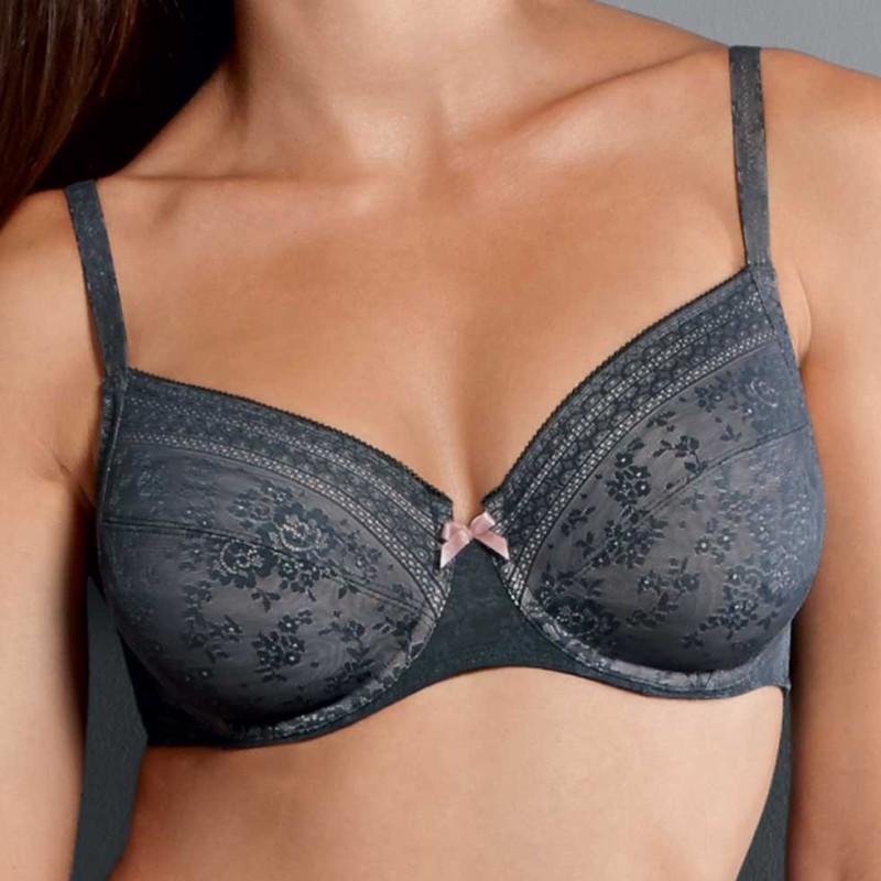 Reggiseno Fleur Rosa Faia antracite rosa
