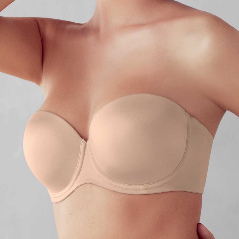 Reggiseno a fascia coppe grandi
