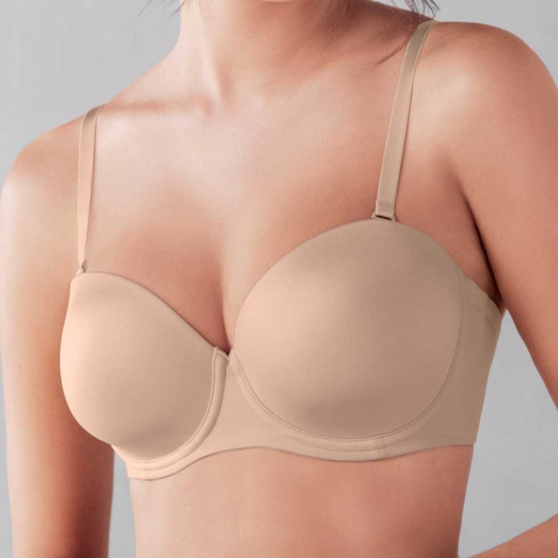 Reggiseno a fascia coppe grandi