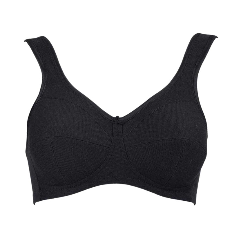 Reggiseno in cotone senza ferretto Anita Jana nero