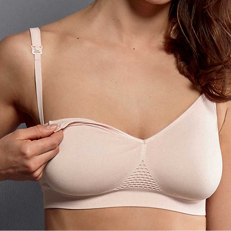 Reggiseno allattamento Nero Seamless