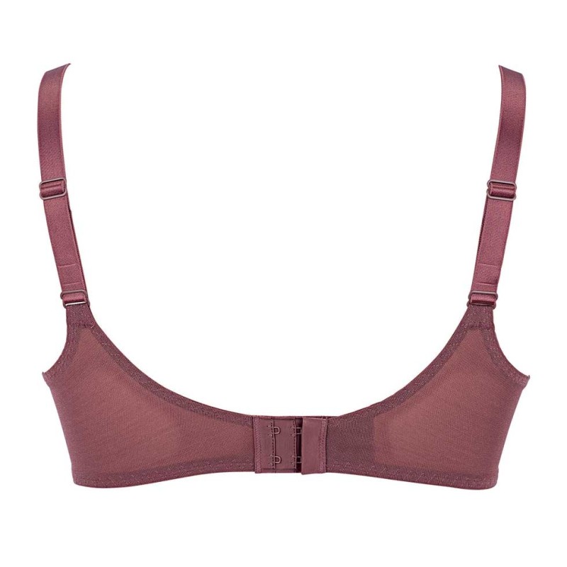 Reggiseno allattamento in pizzo rosa antico Anita