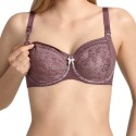 Reggiseno allattamento in pizzo rosa antico Anita