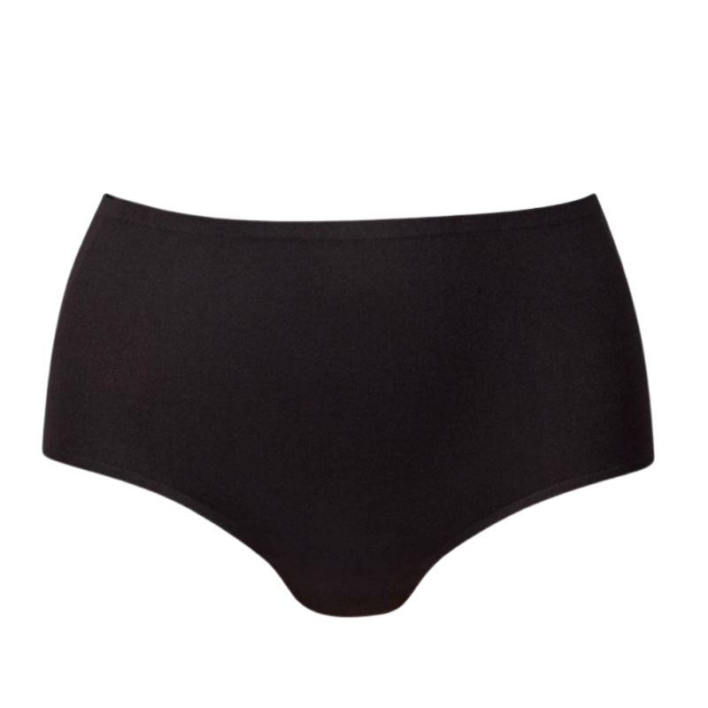 Slip vita alta liscio e invisibile nero
