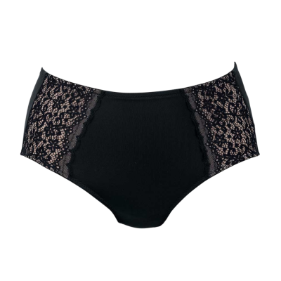 Slip a vita alta nero Havanna