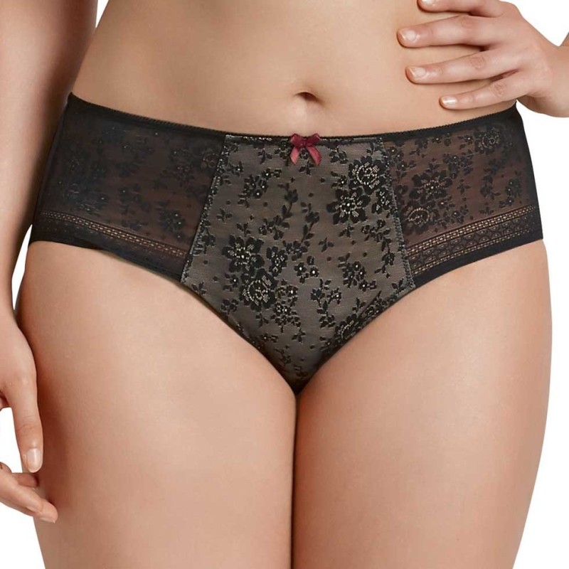 Slip Fleur medio Nero Rosa Faia shoponline