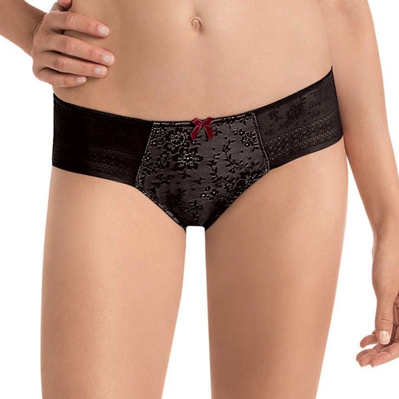 Slip Fleur Nero