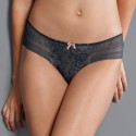 Slip antracite Fleur