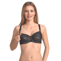 Reggiseno allattamento nero in pizzo Anita