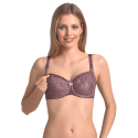 Reggiseno allattamento in pizzo rosa antico Anita